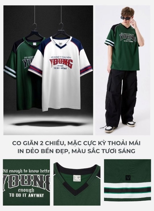 Áo Thun Tay Ngắn Cotton No Style M139