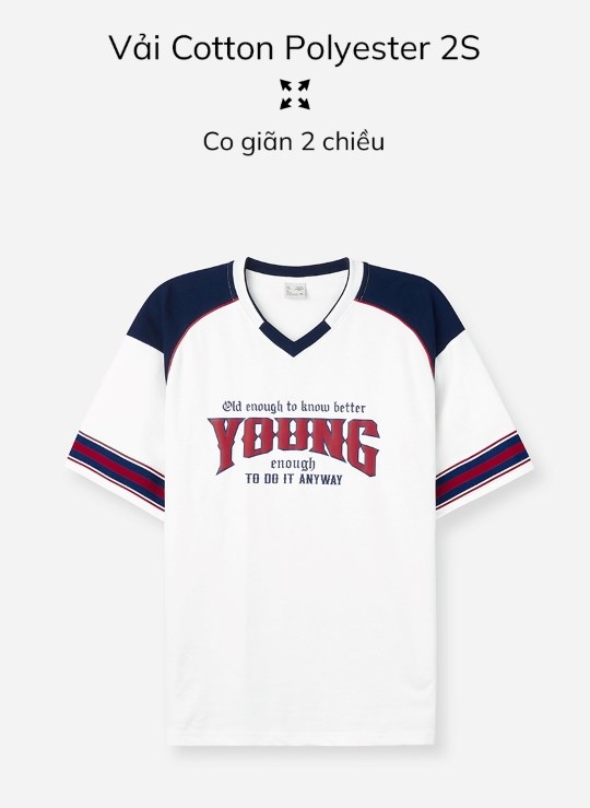 Áo Thun Cổ Tròn Tay Ngắn Vải Cotton 2 Chiều Co Giãn Biểu Tượng Dáng Rộng Giá Tốt No Style M139 Vol 24