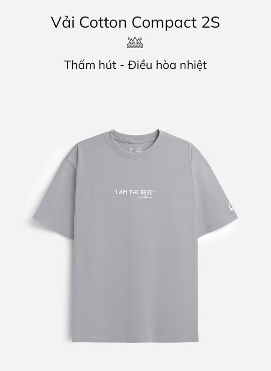 Áo Thun Cổ Tròn Tay Ngắn Vải Cotton 2 Chiều Co Giãn Biểu Tượng Dáng Vừa Giá Tốt No Style M103 Vol 24