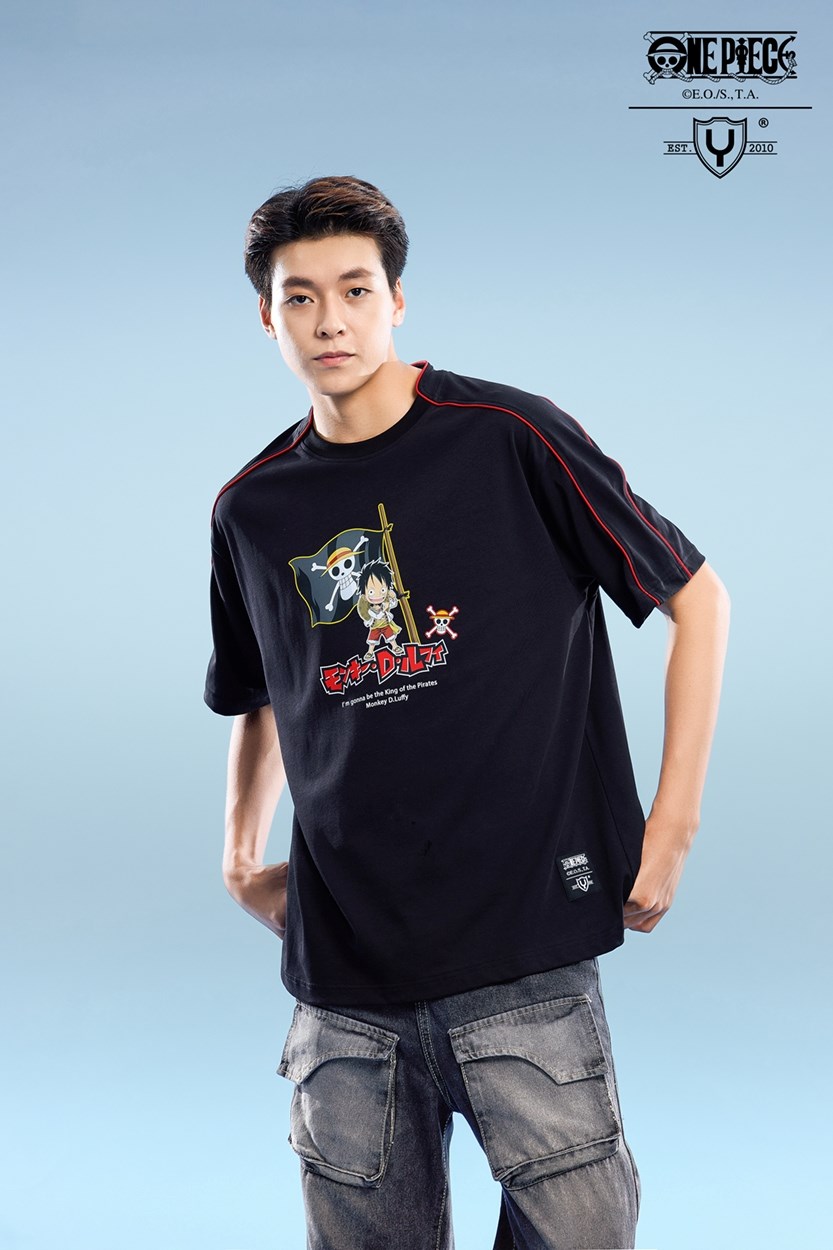 Áo Thun Tay Ngắn Cotton Mát Mịn ONE PIECE M13