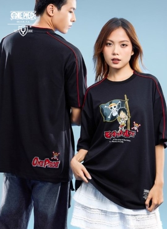 Áo Thun Tay Ngắn Cotton Mát Mịn ONE PIECE M13