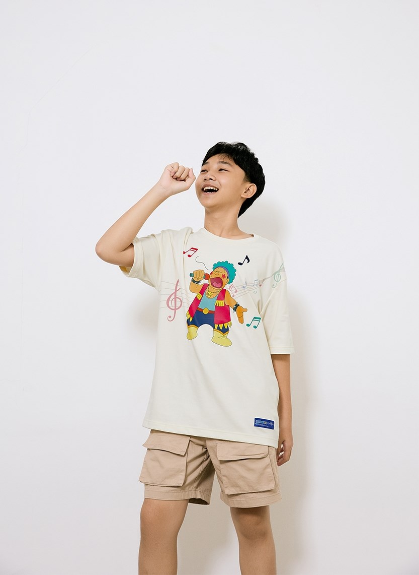 Áo Thun Tay Ngắn Vải Công nghệ Cool Touch Mặc Mát Doraemon 05