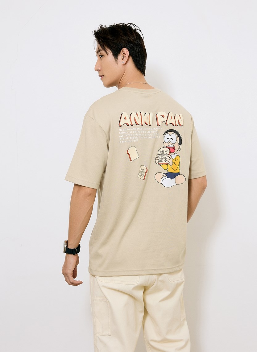 Áo Thun Tay Ngắn Vải Công nghệ Cool Touch Mặc Mát Doraemon 07