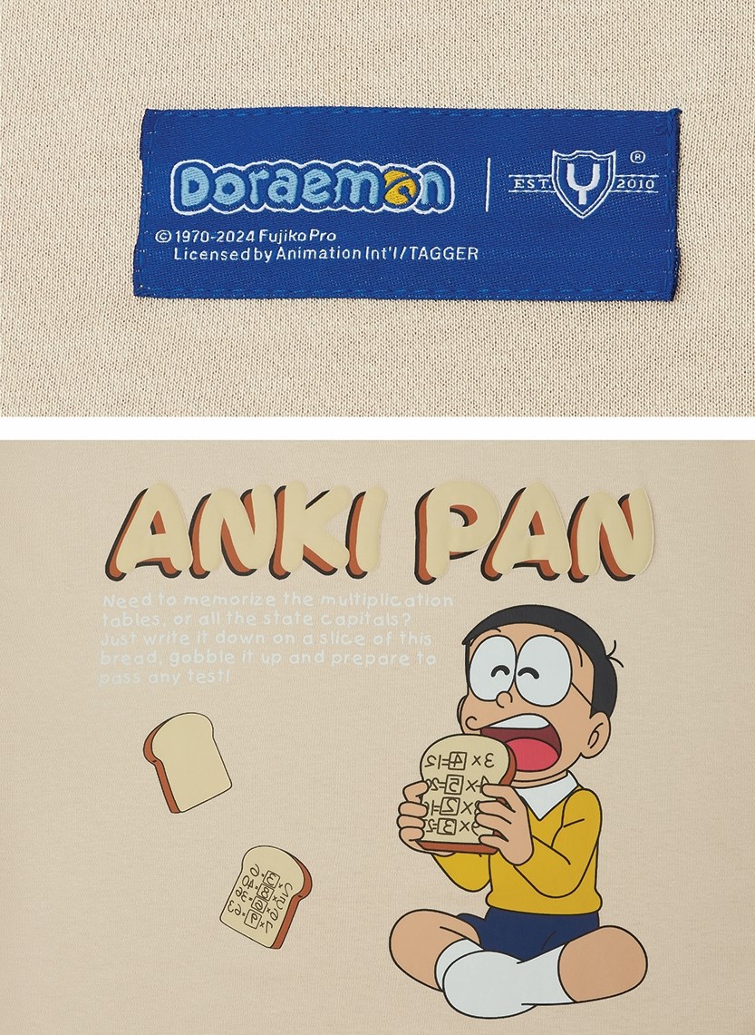 Áo Thun Tay Ngắn Vải Công nghệ Cool Touch Mặc Mát Doraemon 07
