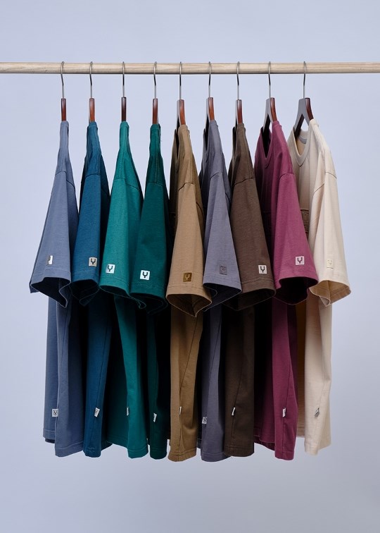 Áo Thun Cổ Tròn Tay Ngắn Vải Cotton 2 Chiều Thấm Hút Biểu Tượng Dáng Rộng Giá Tốt No Style M13
