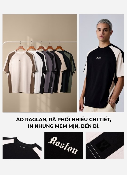 Áo Thun Phối Màu Tay Ngắn No Style M4 Vol 24