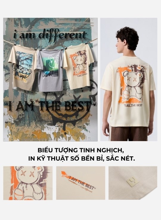 Áo Thun Tay Ngắn Cotton No Style M104
