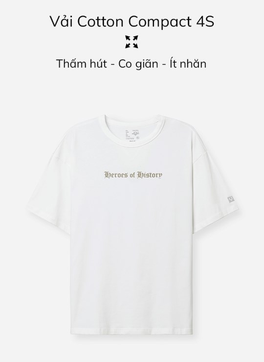 Áo Thun Cổ Tròn Tay Ngắn Vải Cotton 4 Chiều Thấm Hút Biểu Tượng Dáng Rộng Giá Tốt No Style M9 Vol 24