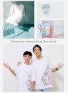Áo Thun Tay Ngắn Vải Công Nghệ Cool Touch Mặc Mát Doraemon 18
