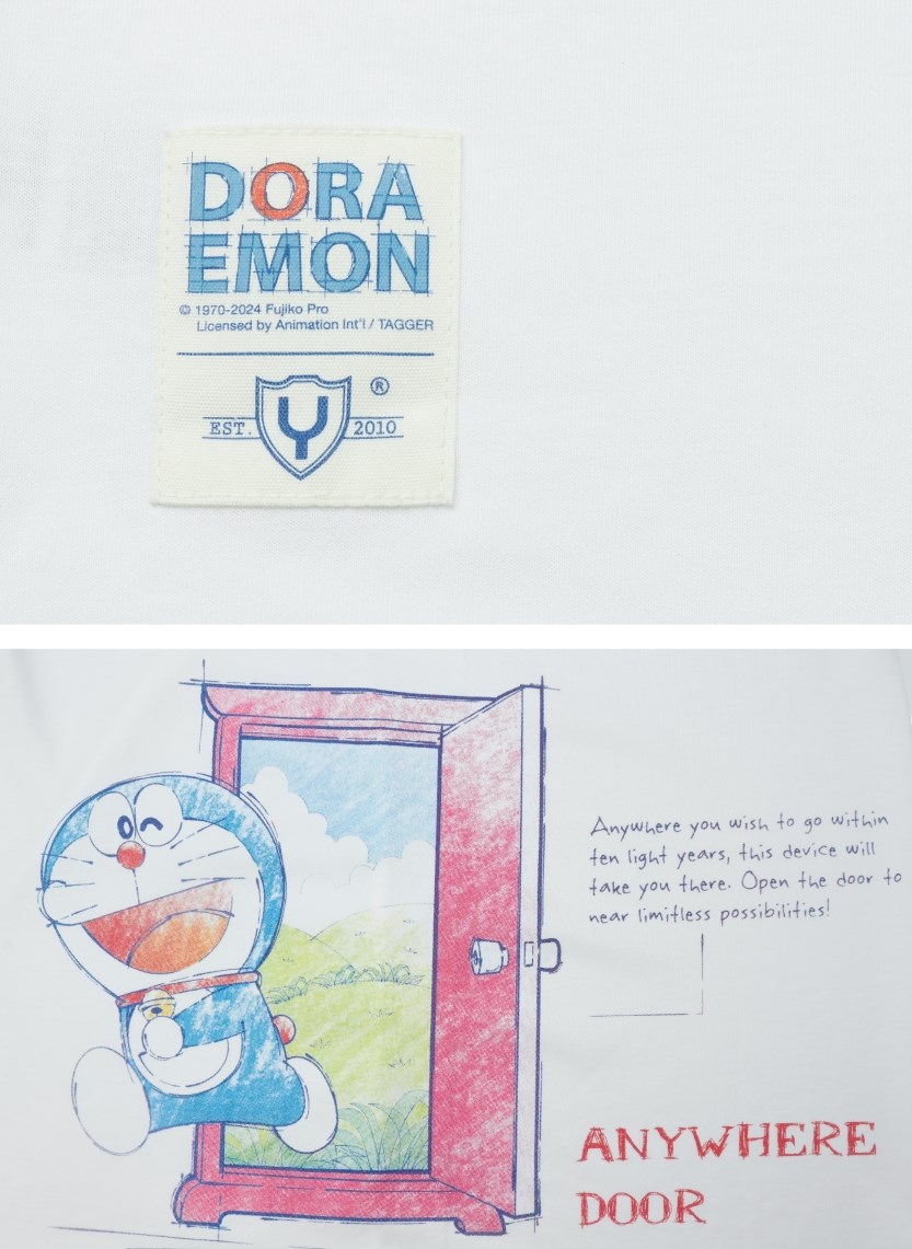 Áo Thun Tay Ngắn Vải Công Nghệ Cool Touch Mặc Mát Doraemon 18