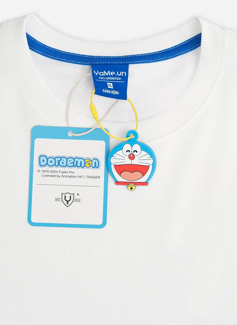 Áo Thun Tay Ngắn Vải Công Nghệ Cool Touch Mặc Mát Doraemon 18