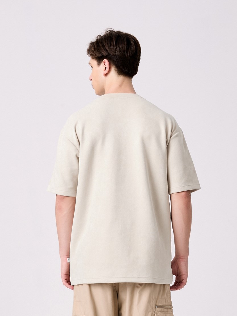Áo Thun Tay Ngắn Vải Nhung Suede Mềm Mịn No Style M14