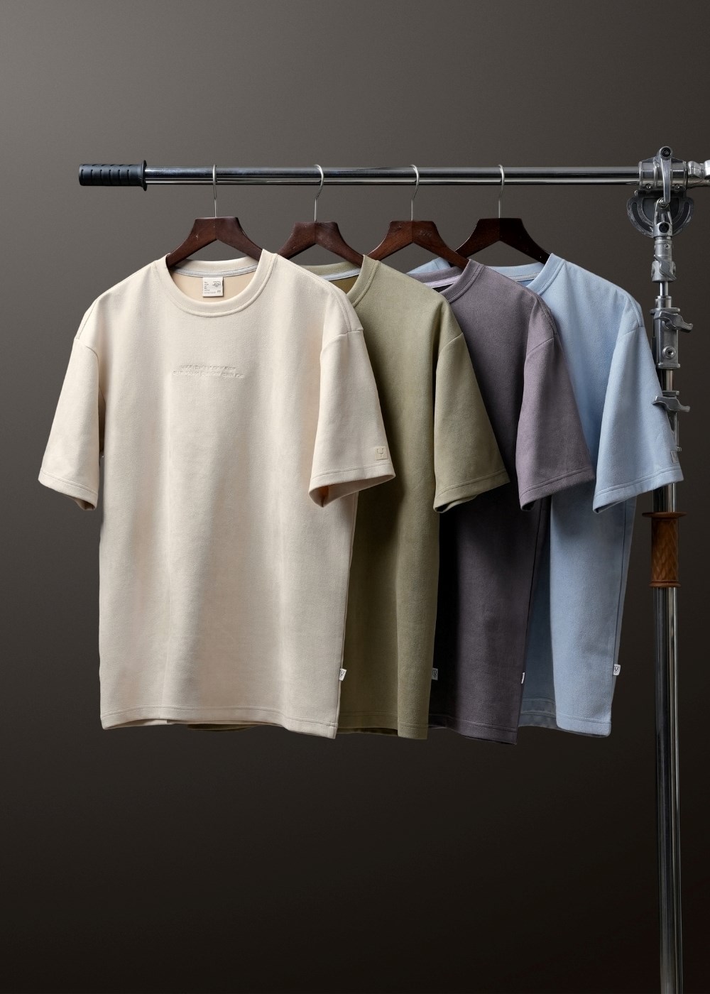 Áo Thun Tay Ngắn Vải Nhung Suede Mềm Mịn No Style M14