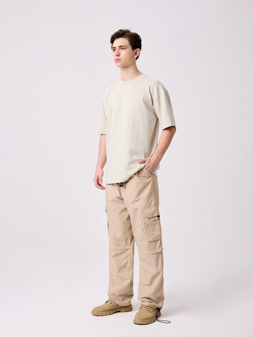 Áo Thun Tay Ngắn Vải Nhung Suede Mềm Mịn No Style M14