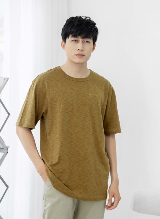 Áo Thun Cổ Tròn Tay Ngắn Vải Cotton 2 Chiều Thoáng Mát Trơn Dáng Vừa Đơn Giản Gu Tối Giản M7 Vol 23