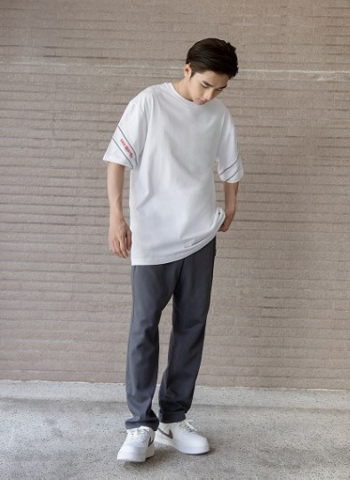 Áo Thun Cổ Tròn Tay Ngắn Vải Cotton 2 Chiều Thấm Hút Biểu Tượng Dáng Rộng BST Thiết Kế Y2010 Originals Ver87