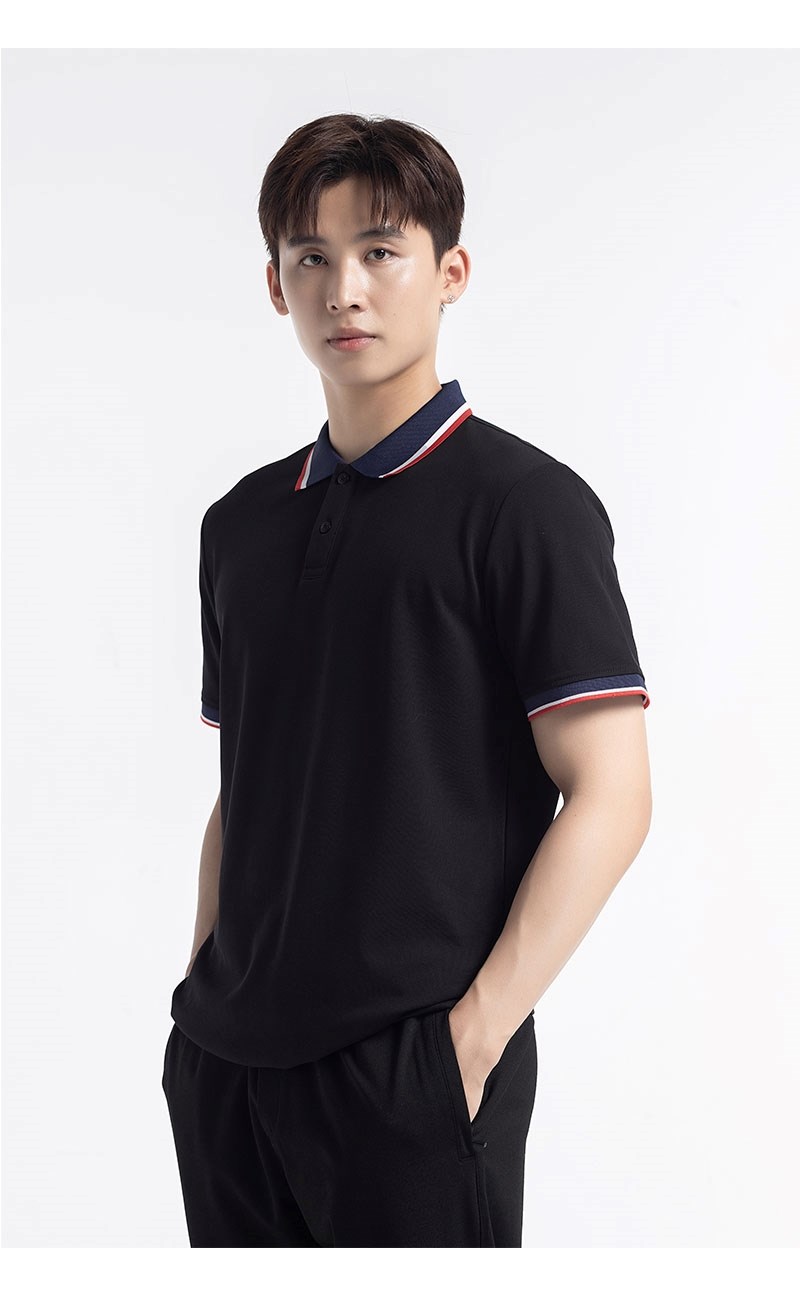 Áo Polo Nam Tay Ngắn Phối Màu Cổ Thoáng Mát No Style 78