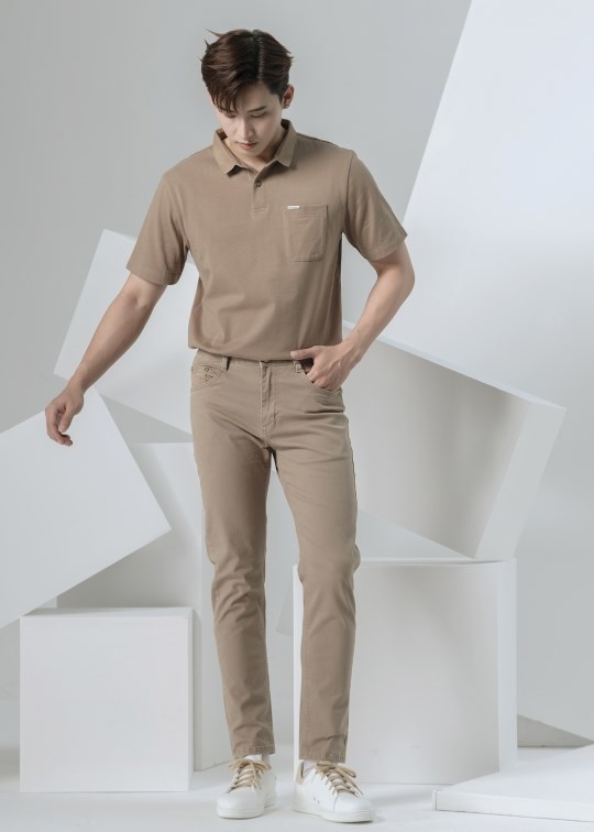 Áo Polo Vải Cotton Compact 2S Thấm Hút Mềm Mại Premium