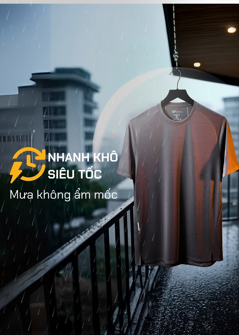 Áo Thun Thể Thao Ultra Thin The Beginner 001
