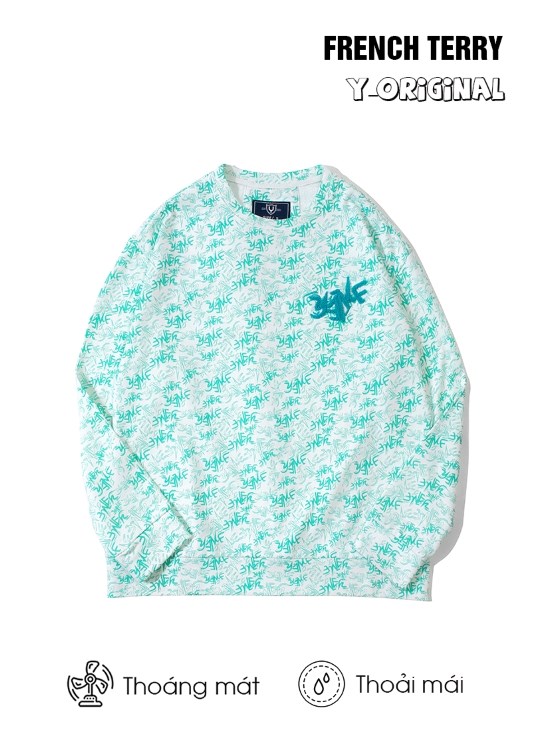 Áo Thun Sweater Vải Chân Cua Giữ Ấm Thấm Hút Y2010 Originals