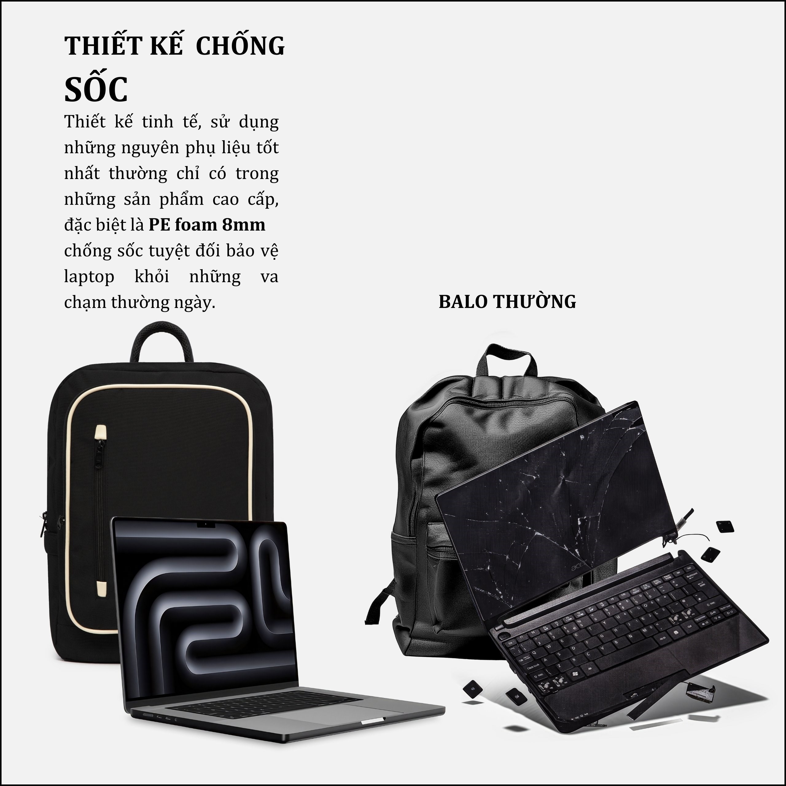 Balo Chống Sốc Khởi Nguyên 12