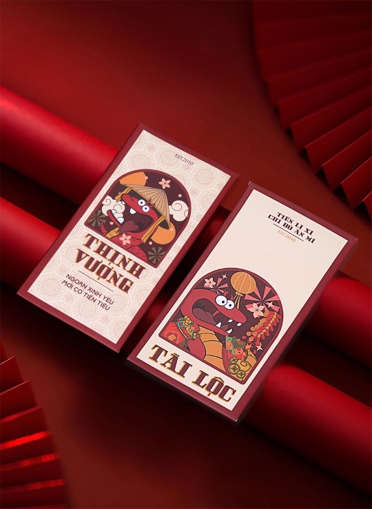 Bao Lì Xì 6 Cái  - Phiên Bản 2025​