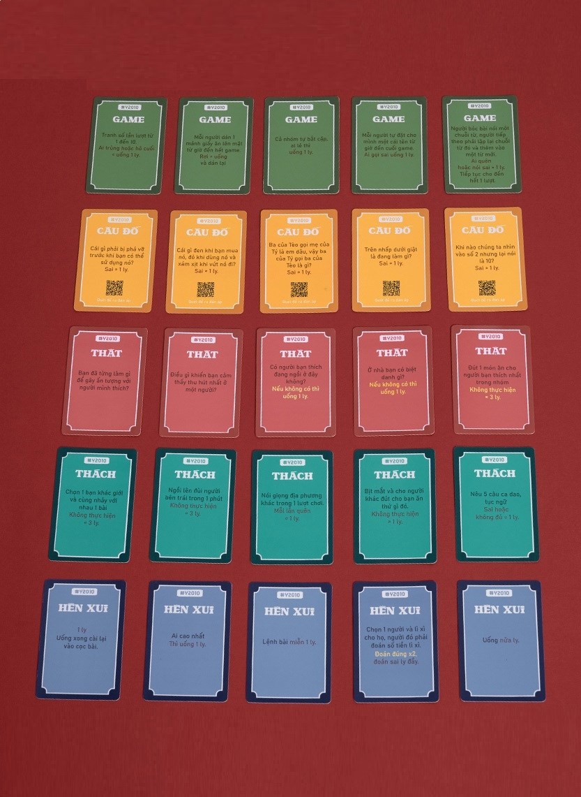 Board Game Thẻ Trò Chơi - Phiên Bản 2025​
