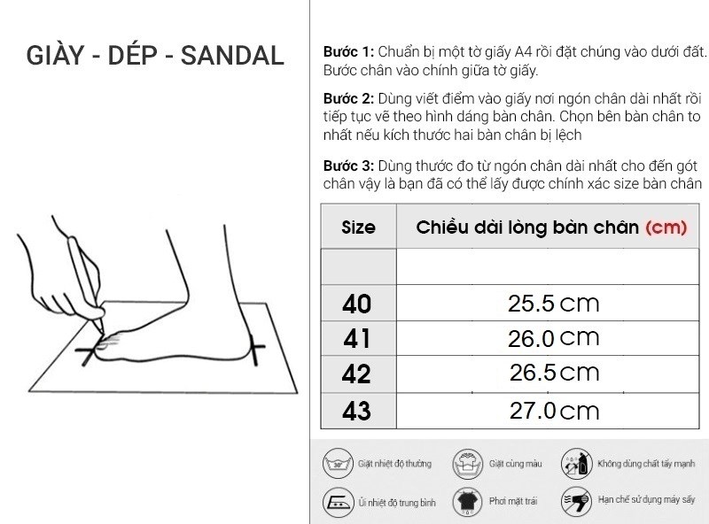 Dép Đế Thấp Miền Gió Cát 16
