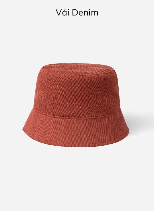 PKTT Nón Bucket Vải Kaki Trơn Giá Tốt Non Branded 18 Vol 24