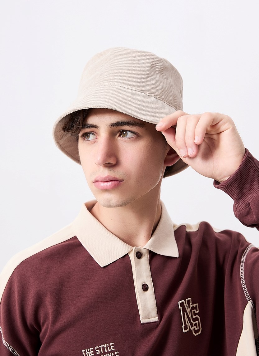 Nón Bucket Nhung Corduroy Non Branded 18