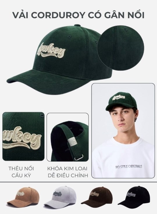 Nón Lưỡi Trai No Style M151 Vol 24