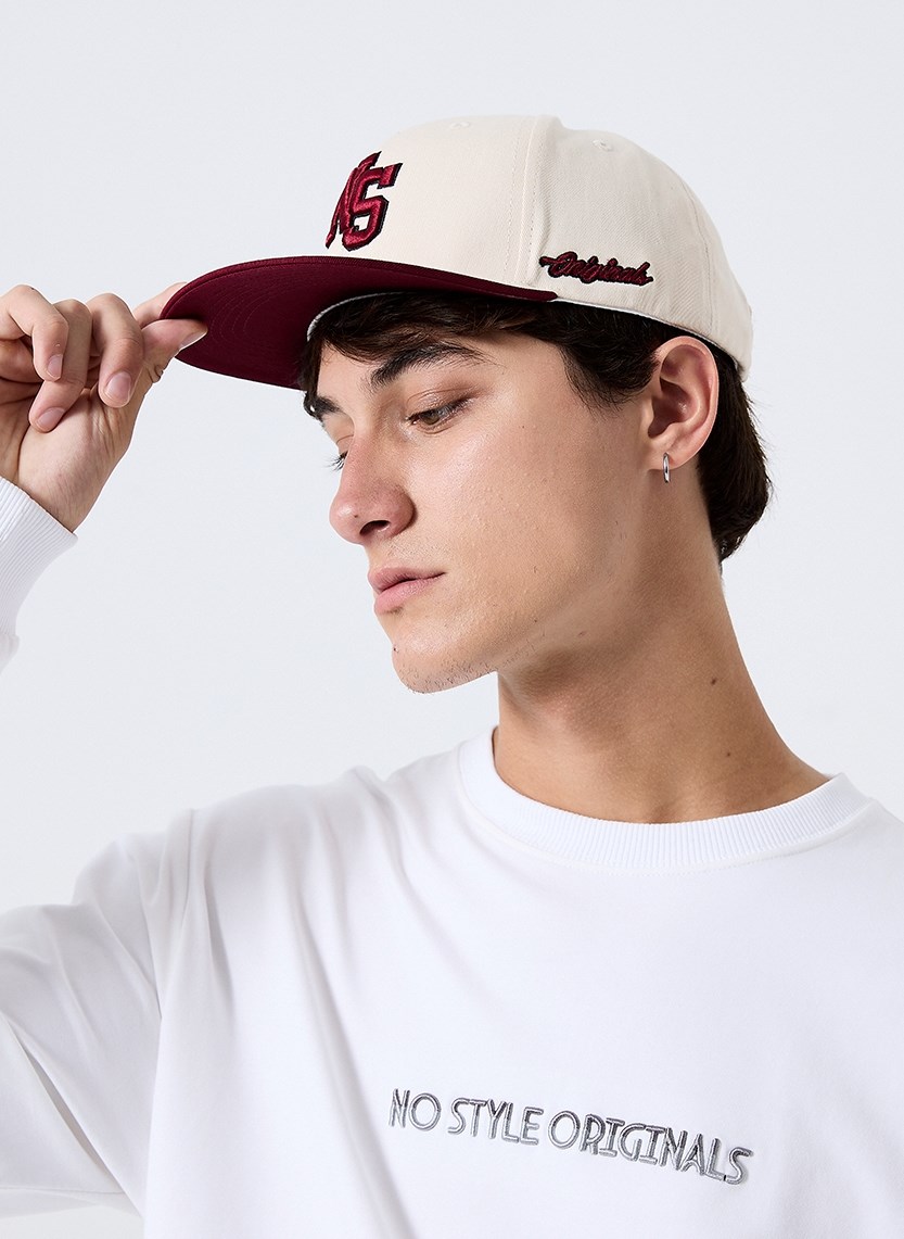 Nón Snap Back Kaki No Style M148