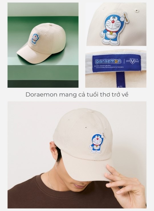 Nón Lưỡi Trai Kaki Doraemon 21
