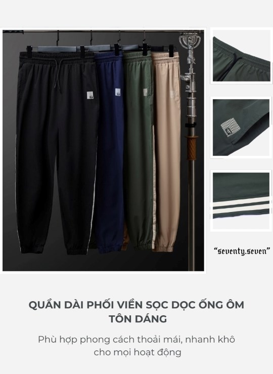 Quần Jogger Dáng Rộng Seventy Seven 34 Vol 24