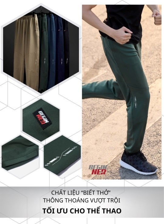 Quần Jogger Dáng Vừa Beginner 08 Vol 24