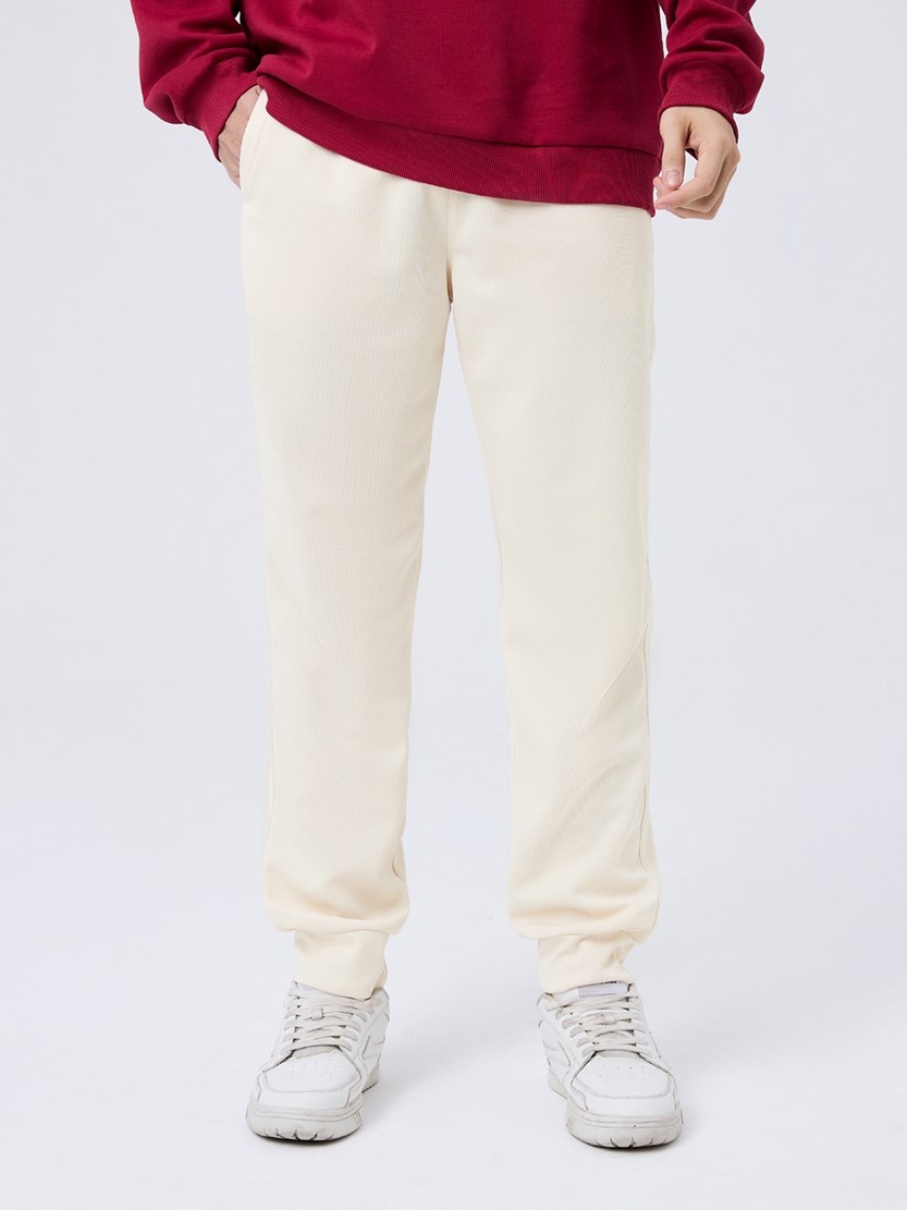 Quần Jogger Thun Vải Bird Eye Mesh Non Branded 07