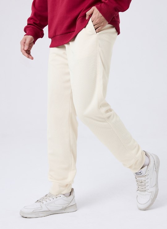 Quần Jogger Thun Vải Bird Eye Mesh Non Branded 07