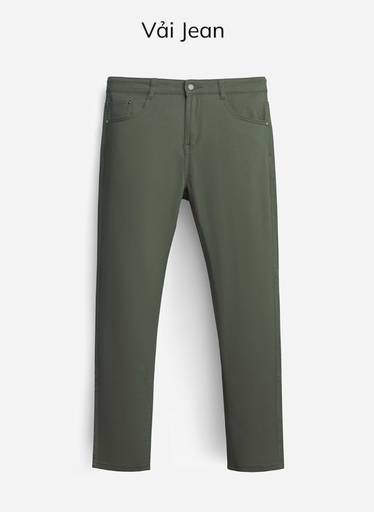 Quần Jean Lưng Gài Ống Đứng Vải Cotton Co Giãn Trơn Dáng Vừa Giá Tốt No Style M143 Vol 24