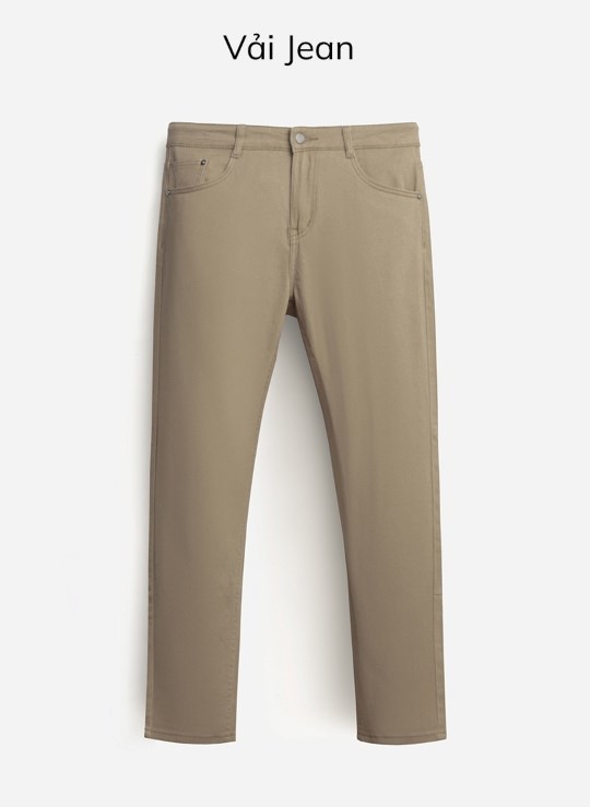Quần Jean Lưng Gài Ống Đứng Vải Cotton Co Giãn Trơn Dáng Vừa Giá Tốt No Style M143 Vol 24