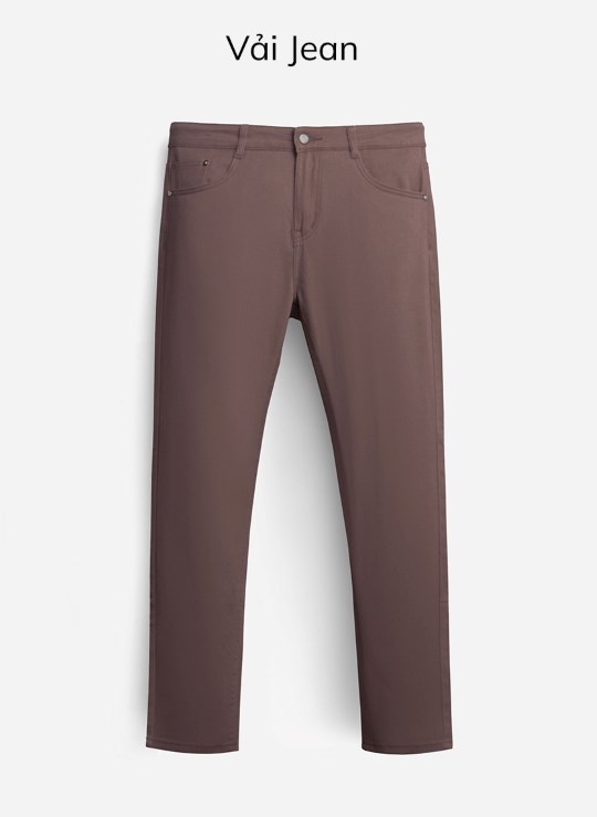 Quần Jean Lưng Gài Ống Đứng Vải Cotton Co Giãn Trơn Dáng Vừa Giá Tốt No Style M143 Vol 24