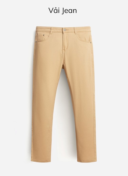 Quần Jean Lưng Gài Ống Đứng Vải Cotton Co Giãn Trơn Dáng Vừa Giá Tốt No Style M143 Vol 24