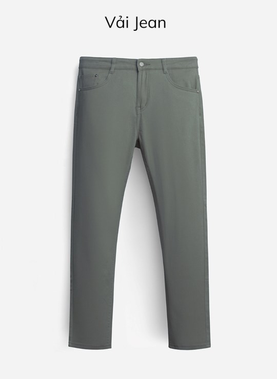 Quần Jean Lưng Gài Ống Đứng Vải Cotton Co Giãn Trơn Dáng Vừa Giá Tốt No Style M143 Vol 24