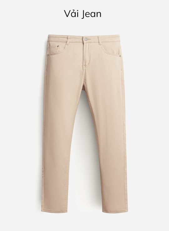 Quần Jean Lưng Gài Ống Đứng Vải Cotton Co Giãn Trơn Dáng Vừa Giá Tốt No Style M143 Vol 24