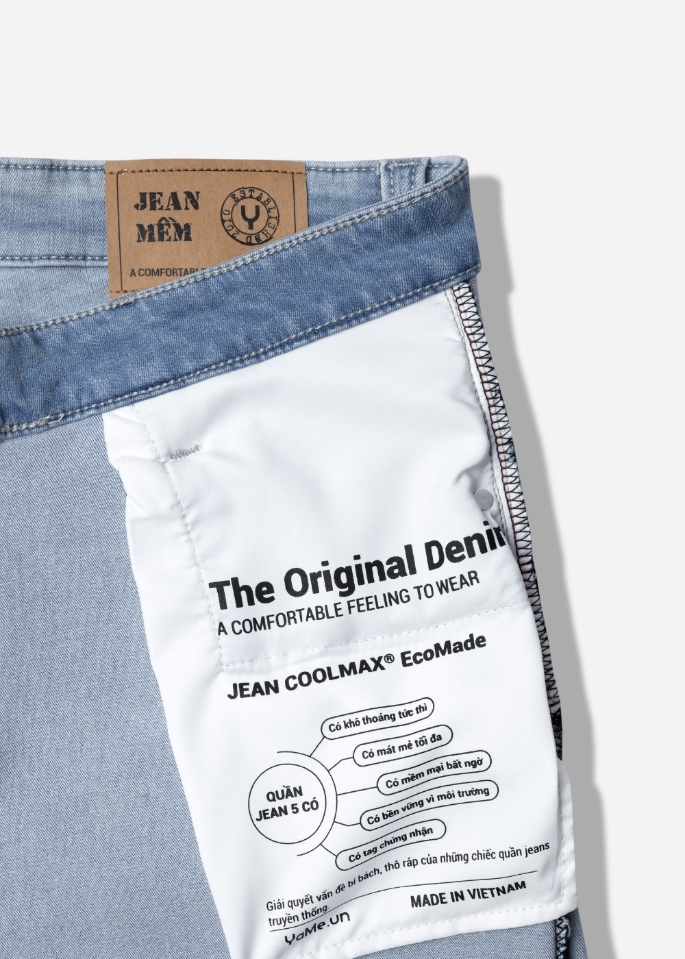 Quần Jean Slimfit Coolmax® EcoMade The Original 007