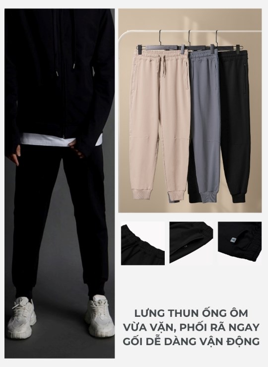Quần Jogger Dáng Vừa Cool Touch 03 Vol 24