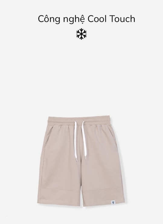 Quần Short Lưng Thun Dưới Gối Vải Thun Mặc Mát Trơn Dáng Vừa Cao Cấp Cool Touch 04 Vol 24