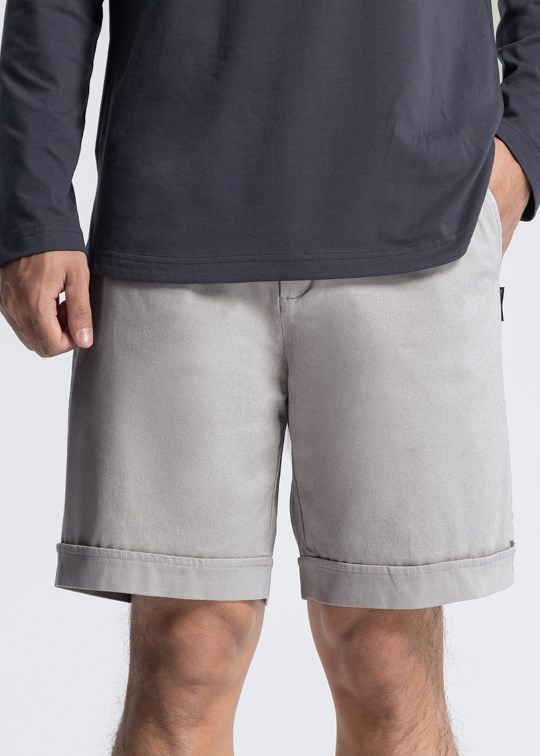 Quần Short Lưng Gài Trên Gối Vải Kaki Mặc Bền Trơn Dáng Rộng Đơn Giản PREMIUM 59