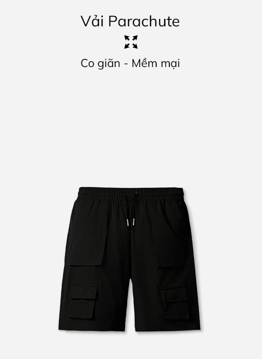 Quần Short Dù Nhẹ 7 Inch No Style M91