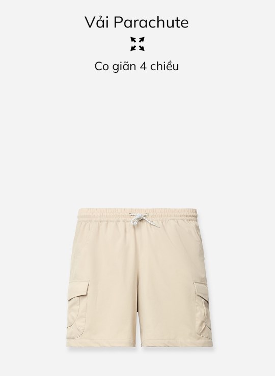 Quần Short Dù Co Giãn 7 Inch No Style M86