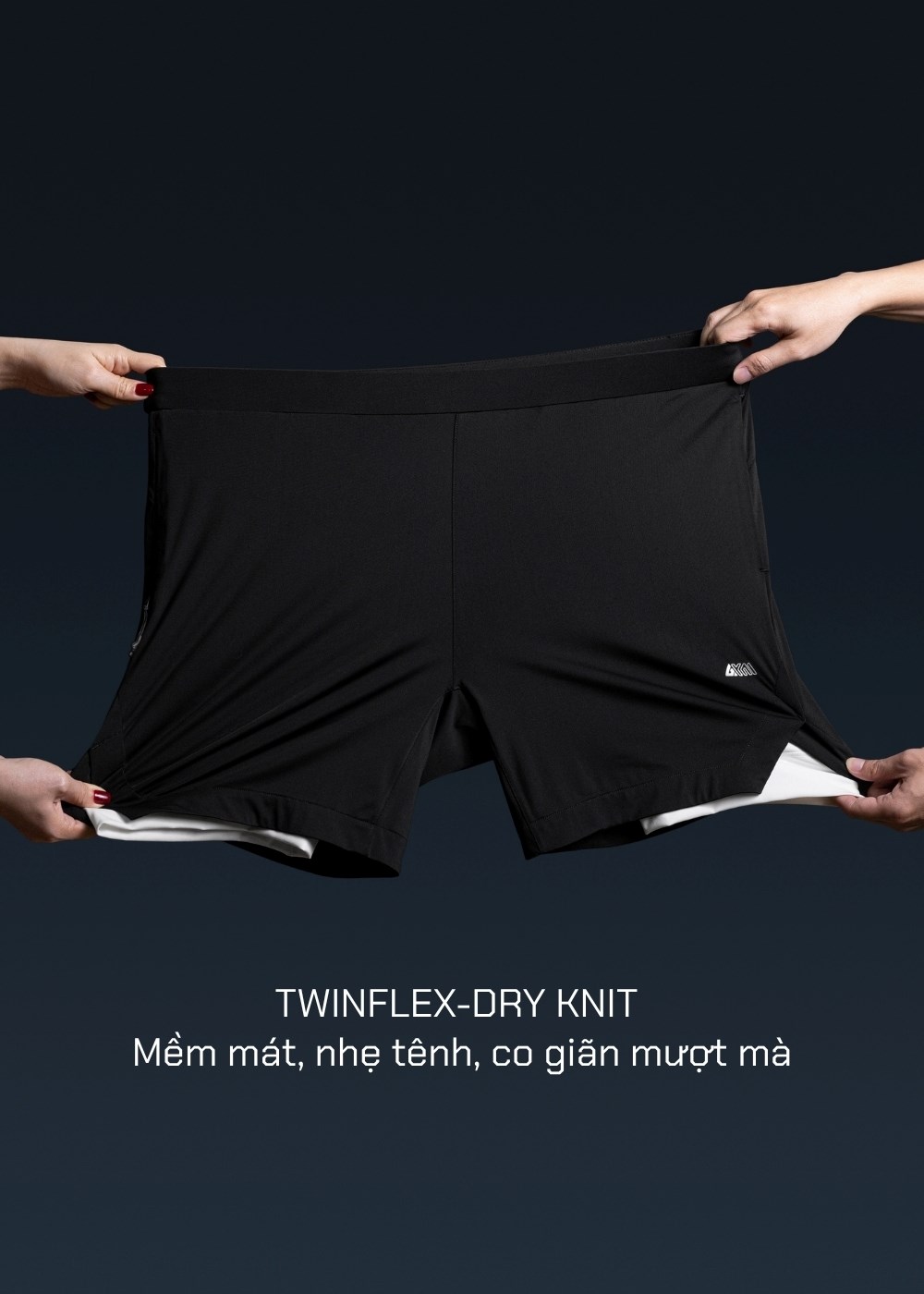 Quần Short Thể Thao Ultra Stretch 2 Lớp The Trainer 013